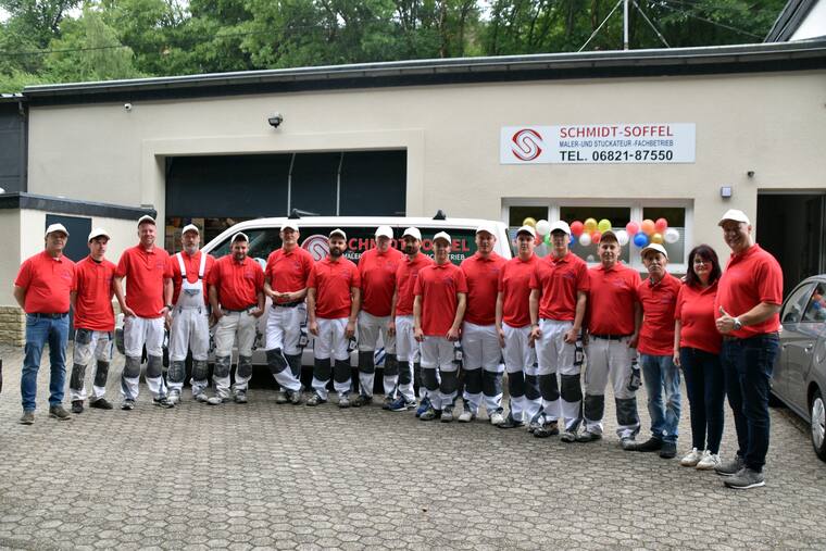 Das Team der Schmidt-Soffel GmbH am 12. Juni 2026