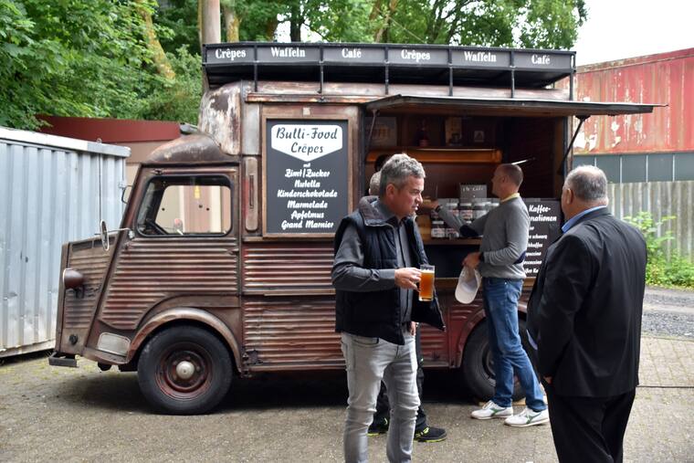 Andrang am Foodtruck