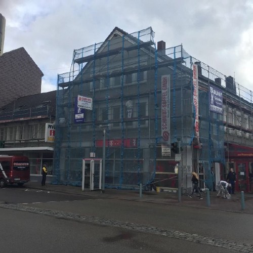 Während der Arbeiten